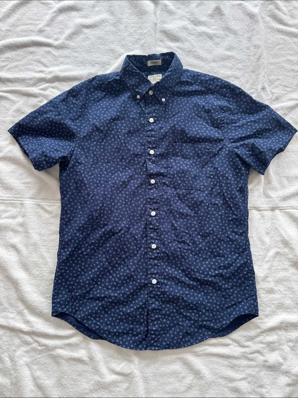 Jcrew button-down short sleeve shirt